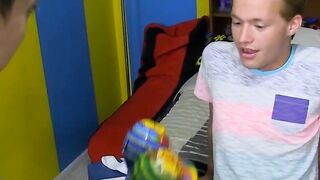 Young men Billy London and Ryker Madison enjoy anal riding