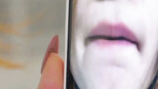 Busty Annabel Redd is lucky to get facialized after fellatio