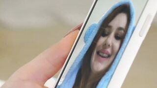 Busty Annabel Redd is lucky to get facialized after fellatio