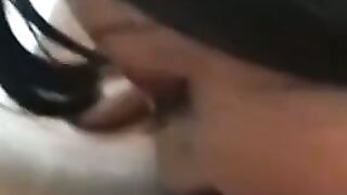 Brunette lesbians eat each others pussies after dildo play