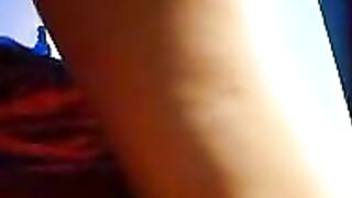 Playing With A Glass Dildo In The Anus