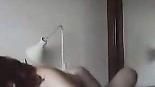 Woman With Huge Tits Riding Her Man