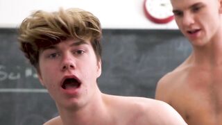 Geek twink Jordan Lake deals with Jack Waters the handsome devil