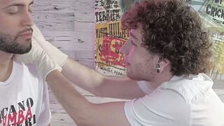 Camilo Brown and Martin Scrappy got into a hot session after piercing