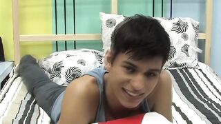 Young pierced nipples twink Sebastian getting cock bareback