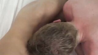 Horny studs swapping positions in raw fuck threesome