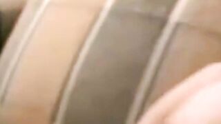 Cutie dude Brian Taylor wanks off his monster dick while smoking