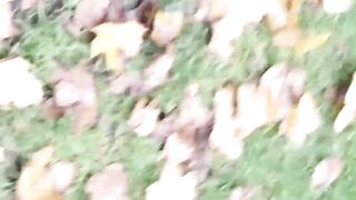Euro street whore picked up and fucked doggystyle outdoor