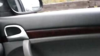 Euro street whore picked up and fucked doggystyle outdoor