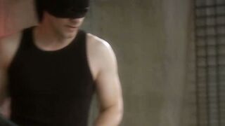 Blindfolded sub babe dicked hard and fed with jizz