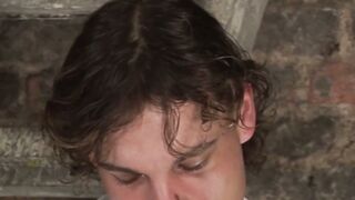 Stud bends his lover over and then pounds his butt hole deep