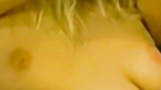 Pretty blonde Tia gets a juicy oral before being pounded