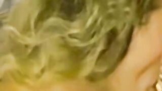 Pretty blonde Tia gets a juicy oral before being pounded