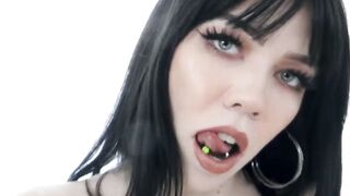 Inked beauty Leda Elizabeth has her throat fucked brutally