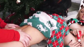 Stepmom Paisley Porter and stepdaughter Vanessa Marie have a forbidden Christmas sex
