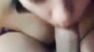 Big-Titted Russian Brunette Amateur Babe Loves Minet and Sex