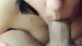 Big-Titted Russian Brunette Amateur Babe Loves Minet and Sex