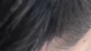 Naughty tattooed Latino fucked doggystyle bareback after BJ