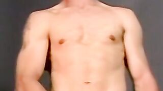 Hung bald amateur cums in mature mans mouth after blowjob