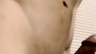 Hung bald amateur cums in mature mans mouth after blowjob