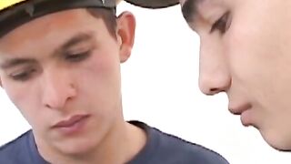 Latino twink cums while riding rock solid dick like a pro