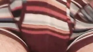 Naughty hunk uses kinky fleshlight for a horny masturbation