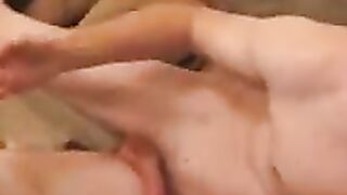 Skinny little twink bitch enjoys playing with his fat pike
