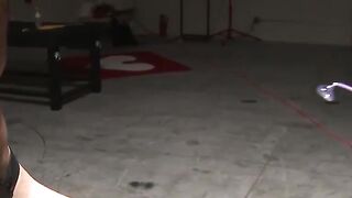 BDSM fetish hunk tied and tormented with sexy electro toys