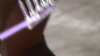 BDSM fetish hunk tied and tormented with sexy electro toys