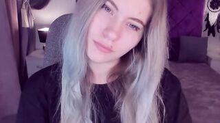 Big tits blonde teen fingers pussy