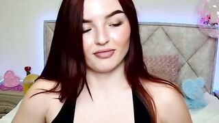 Ginger amateur babe with big tits