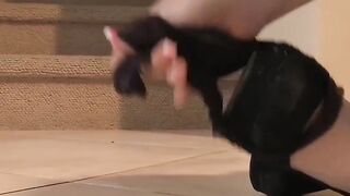 Delectable mature Jade takes off everything but her heels