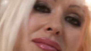 Delectable mature Jade takes off everything but her heels