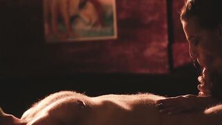 Natural tits hottie sensually fucked cowgirl style after BJ