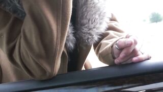 POV video of random prostitute fucking guy for money outdoor