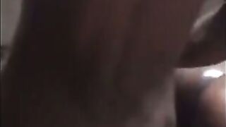 Big Black Cocks Run a Train on Him