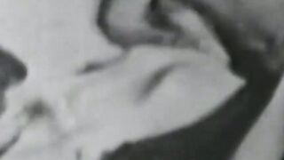 Vintage vixen face sitting and fucks big cock in threesome
