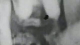 Vintage vixen face sitting and fucks big cock in threesome