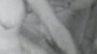 Vintage vixen face sitting and fucks big cock in threesome