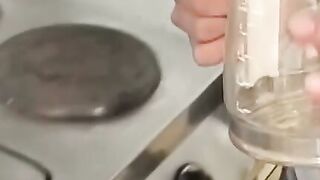 Skinny latino twinks have steamy anal sex with jizz spraying