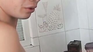 Skinny latino twinks have steamy anal sex with jizz spraying