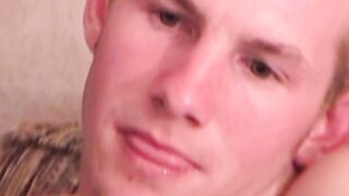 Some good homemade masturbation gay porn with a blond