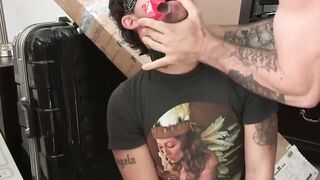 BDSM fetish jock Devin Dixon fucked hardcore after blowjob