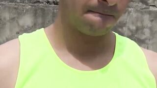 Straight Latino friends fuck doggystyle bareback for cash
