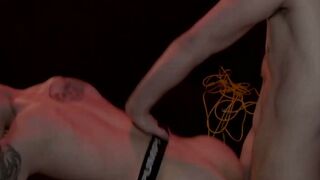 Kinky tattooed teen Tristan Hunter gets hot intense rimming