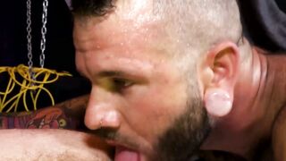 Horny Johnny Hill wears sexy jockstrap during raw fucking