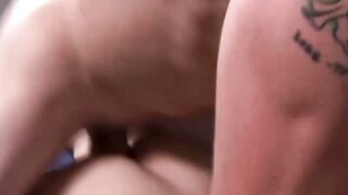 Horny and kinky Ryan Jordan fucked raw in spitroast 3way