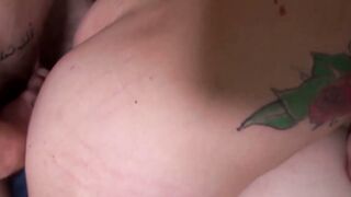 Horny and kinky Ryan Jordan fucked raw in spitroast 3way