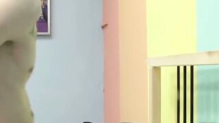 Inked twink Miles fucked missionary by his skinny boyfriend