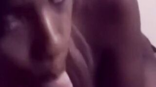 Black woman in retro clip drilled after some sucking